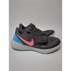 Nike Revolution‎ 5 Running Shoes Women's Gray Pink Blue Athletic Sneakers